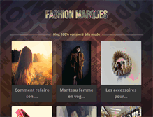 Tablet Screenshot of fashion-marques.fr